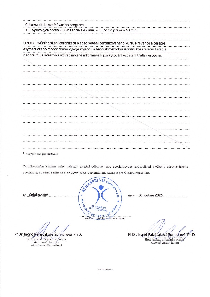 Certifikát